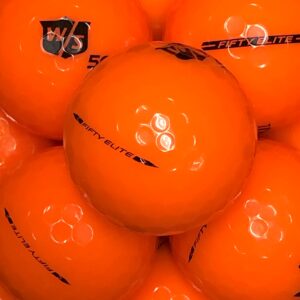 25 WILSON STAFF FIFTY ELITE ORANGE AAA