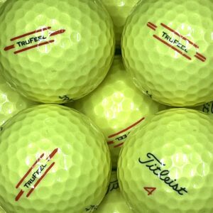 25 TITLEIST TRUFEEL GELB AAAA OHNE SPIELERMARKIERUNGEN