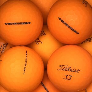 25 TITLEIST VELOCITY ORANGE MATT AAAA/AAA