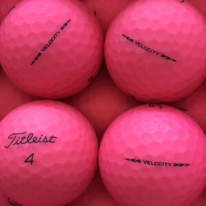 25 TITLEIST VELOCITY PINK MATT AAAA/AAA