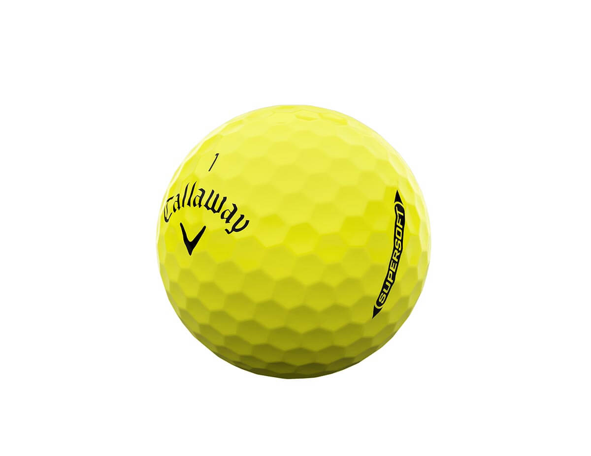 SUPERSOFT GELB MATTE MODELL 2026 CALLAWAY 12 STÜCK NEU – Bild 2